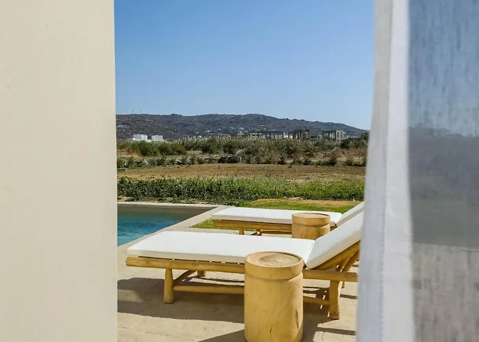 Nour, Modern High-ceiling Retreat With Pool In Plaka Naxos فيلة Naxos City