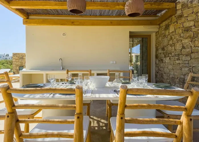 Nour, Modern High-ceiling Retreat With Pool In Plaka Naxos فيلة *