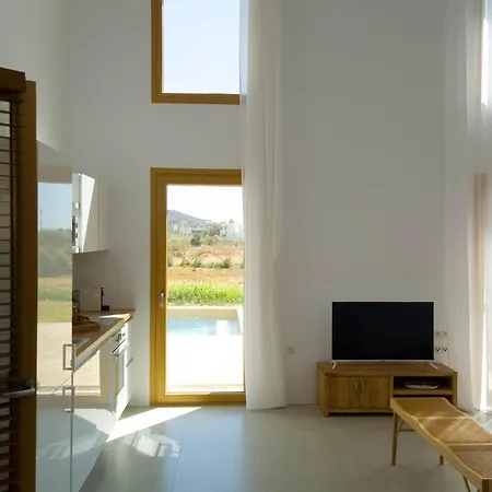 Nour, Modern High-ceiling Retreat With Pool In Plaka Naxos Agios Arsenios